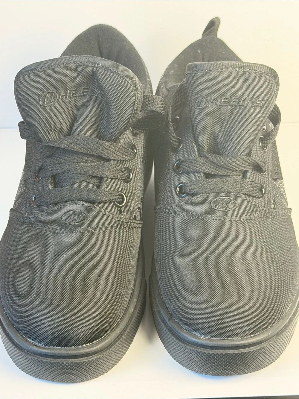 Rare Heelys x 93 Shoe Palace Black Paisley Roller Shoes Youth 4 Skater Y2K